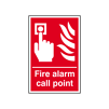 Fire Alarm Call Point Sign - RPVC, 200 X 300mm